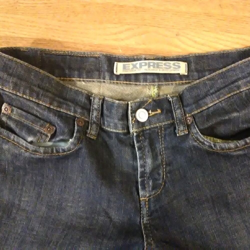 Express Jeans Sarula Dark Wash Boot Cut Jeans